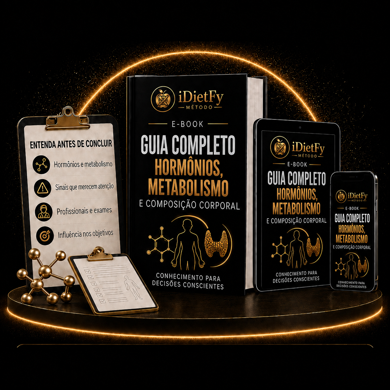 Capa do Guia Completo de Hormônios, Metabolismo e Composição Corporal